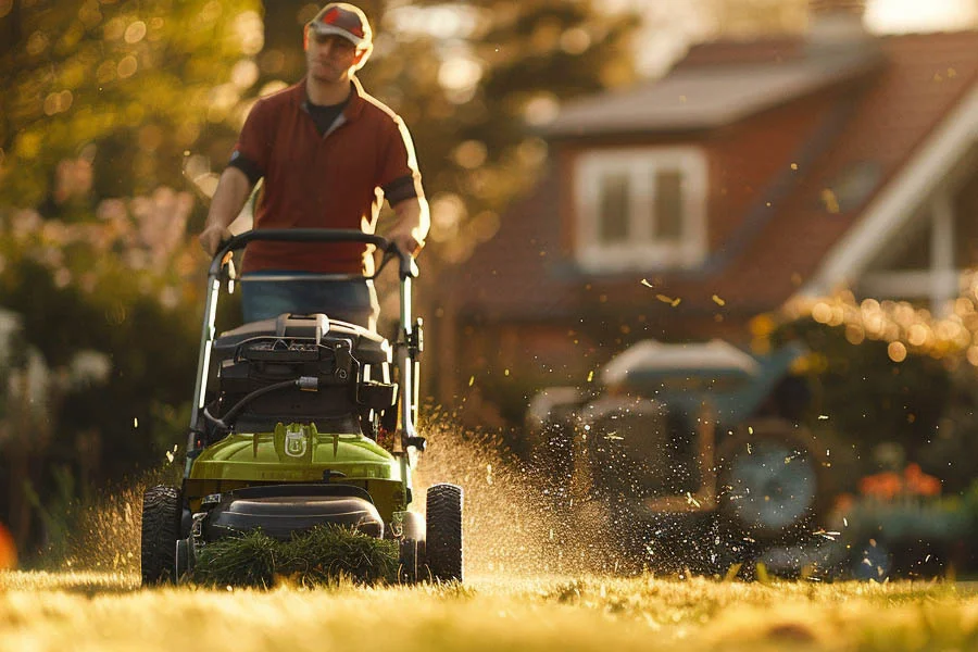 small electric grass mower