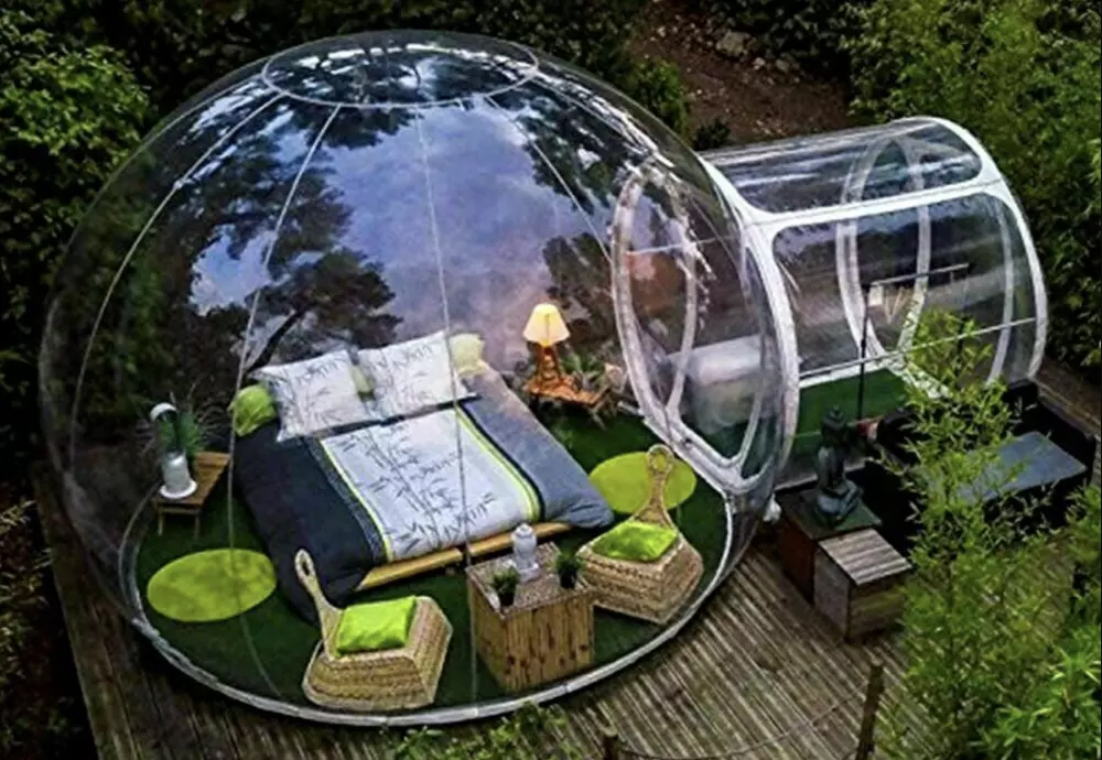giant clear bubble tent