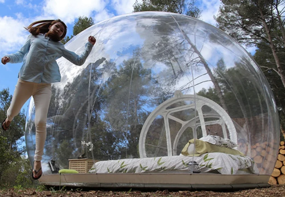 camping bubble tent clear inflatable